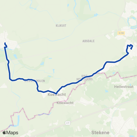 Overal Axel - St.Jansteen map