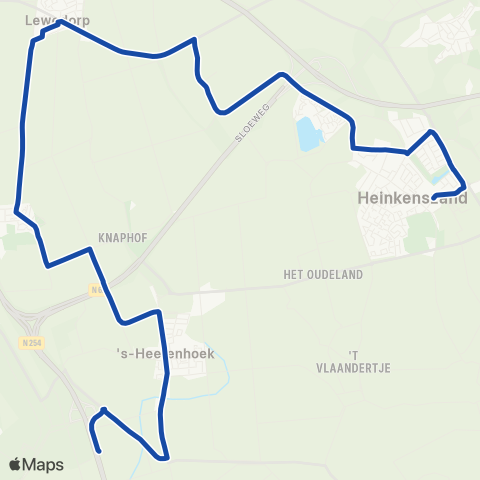 Overal 's-Heerenhoek - Heinkenszand map