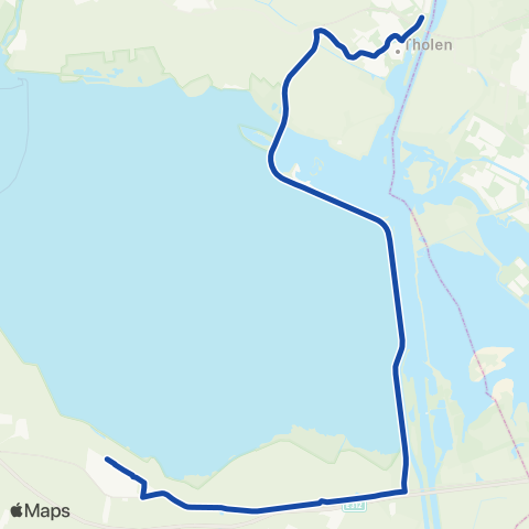 Overal St. Annaland - Goes map