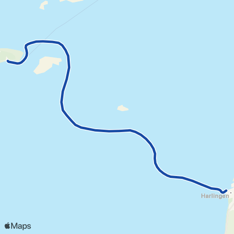 Rederij Doeksen Harlingen - Vlieland map
