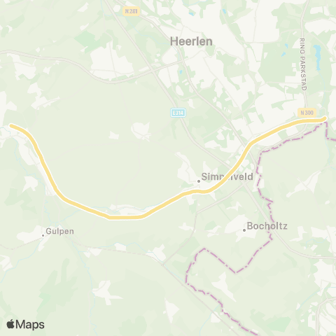 Miljoenenlijn Kerkrade - Simpelveld - Schin op Geul map