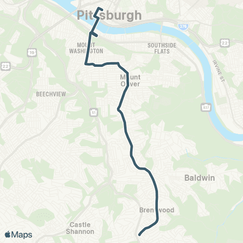 PRT Carrick Limited map