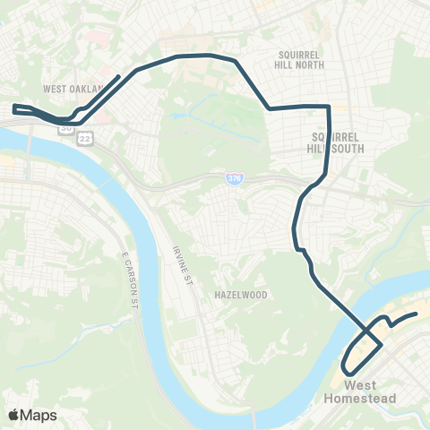 PRT Murray Short map