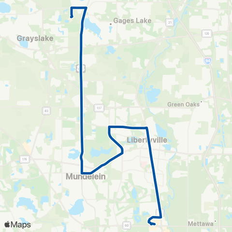 Pace Clc - Hawthorn Mall map