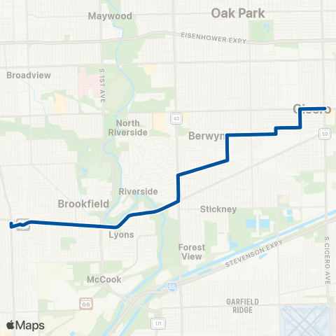 Pace Ogden - Stanley map