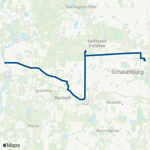 Pace Elgin - Woodfield map