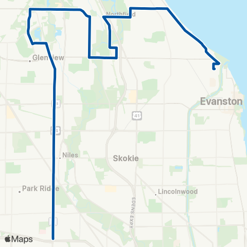 Pace Linden CTA - The Glen - Harlem L CTA map