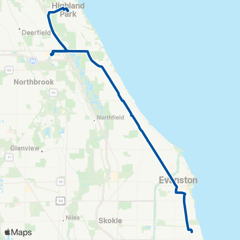 Pace Green Bay Road map