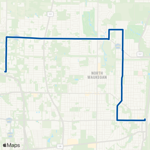 Pace Gurnee via Sunset map