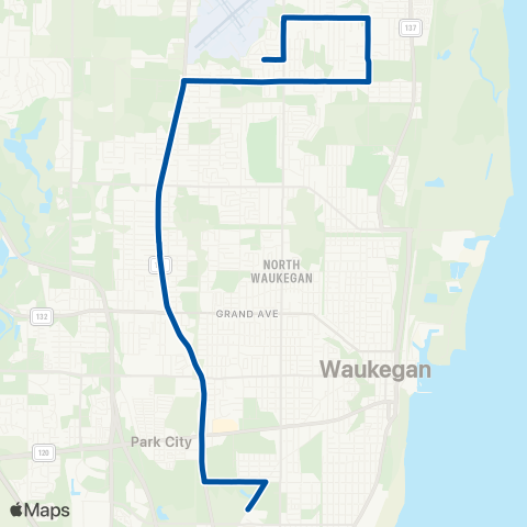 Pace Green Bay Road map