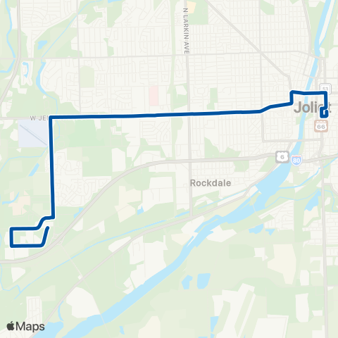 Pace West Jefferson map