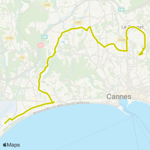 Palmbus Penh Chaï - Rocheville - Gabians map