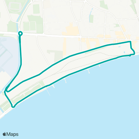 Palmbus Bocca Cabana map
