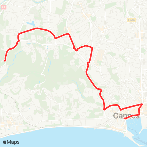 Palmbus Les Pins Parasols - La Palestre - Hôtel de Ville map