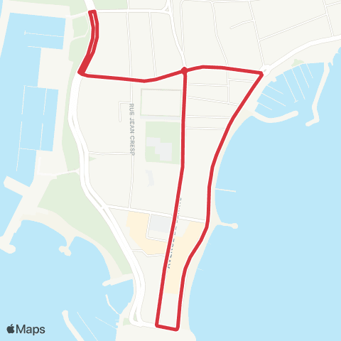 Palmbus Mouré Rouge map