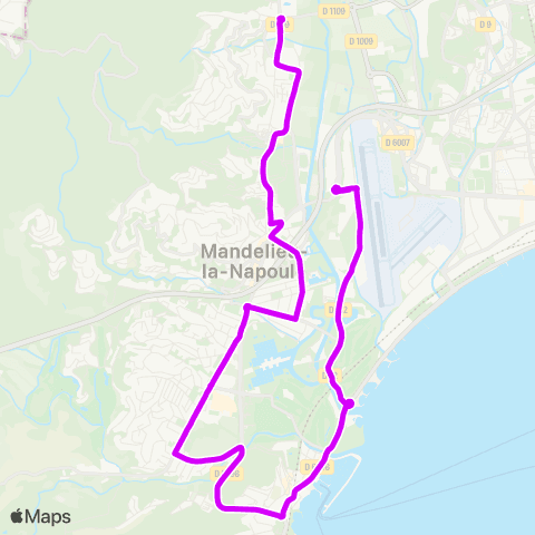 Palmbus CES Mimosas - Canardière - Tassigny map
