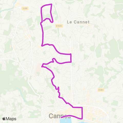 Palmbus Le Colombier - Hôtel de Ville map