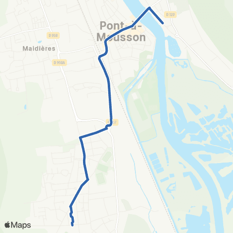 Le Bus - Lignes scolaires College 1 map