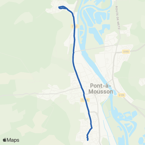 Le Bus - Lignes scolaires College 2 map
