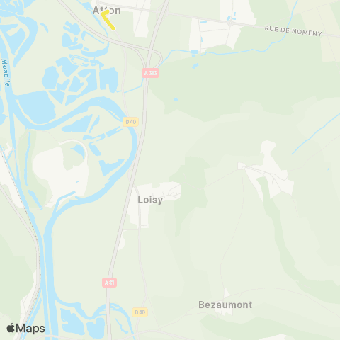 Le Bus - Lignes scolaires Primaire 8 map
