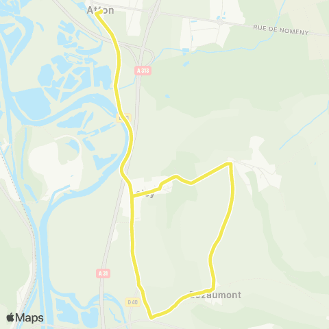 Le Bus - Lignes scolaires Primaire 9 map