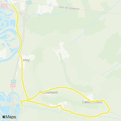 Le Bus - Lignes scolaires Primaire 10 map