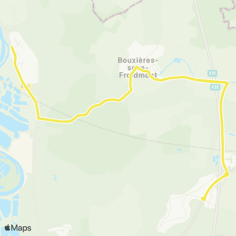 Le Bus - Lignes scolaires Primaire 11 map