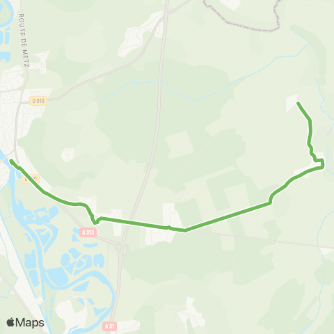 Le Bus - Lignes scolaires Lycée 3 map