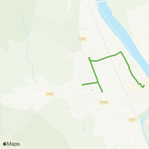 Le Bus - Lignes scolaires Lycée 4 map