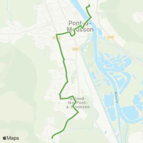 Le Bus - Lignes scolaires Lycée 7 map