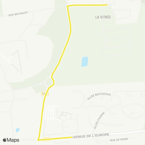 Le Bus - Lignes scolaires Primaire 1 map