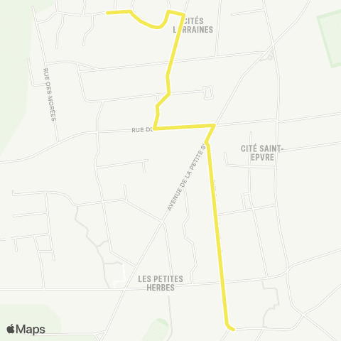 Le Bus - Lignes scolaires Primaire 6 map
