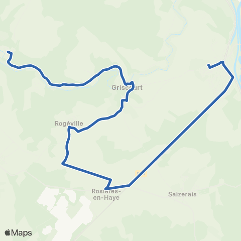 Le Bus - Lignes scolaires College 5 map