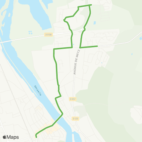 Le Bus - Lignes scolaires Lycée 8 map