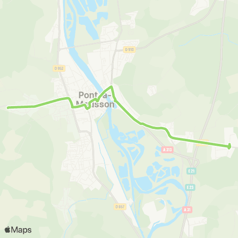 Le Bus Ligne Urbaine 3 map