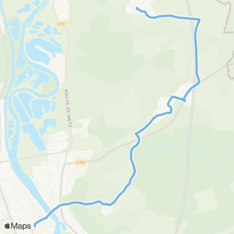 Le Bus Ligne Urbaine 4 map