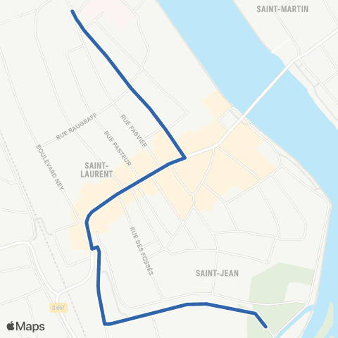 Le Bus - Lignes scolaires Cantine E map