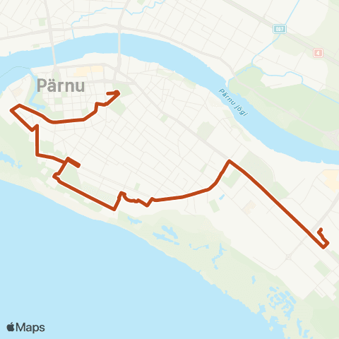 Papiniidu Projekt AS Pärnu Hotell - Kaubamajakas - Hotell Pärnu map