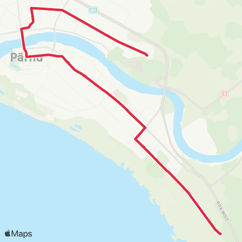 SEBE Aktsiaselts Merimetsa - Papiniidu - Riia Mnt - Oja - Haigla map