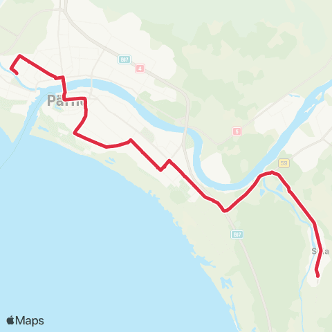 SEBE Aktsiaselts Vana-Sauga - Aia - Papiniidu - Raeküla - Reiu Mõis map