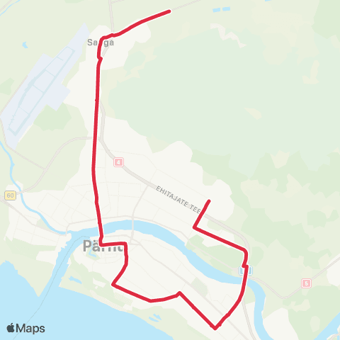 SEBE Aktsiaselts Raja-Mai-Tammsaare-Tallinna Mnt-Sauga A-K - Hüntali map