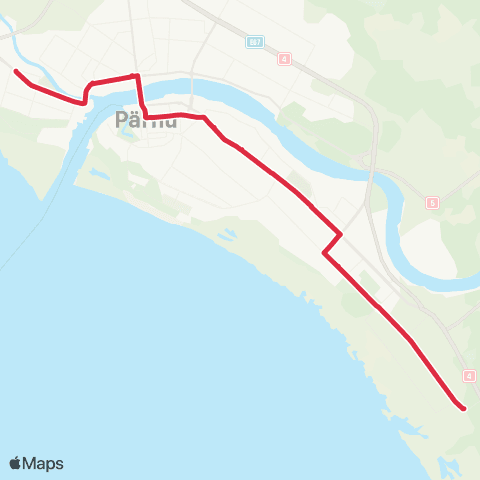 SEBE Aktsiaselts Merimetsa - Papiniidu - Riia Mnt - Vana-Pärnu map