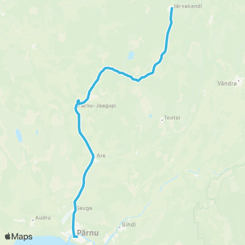 SEBE Aktsiaselts Pärnu - Kergu - Järvakandi map