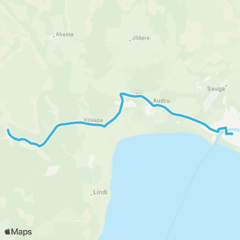 SEBE Aktsiaselts Pärnu - Audru Kool - Kihlepa - Roogoja map
