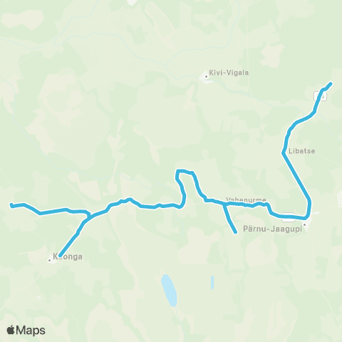 SEBE Aktsiaselts Mihkli - Koonga - Pärnu-Jaagupi - Rogenese map