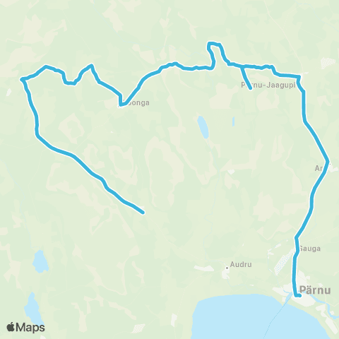 SEBE Aktsiaselts Pärnu - Pärnu-Jaagupi - Koonga - Mihkli - Oidremaa - Lõpe map