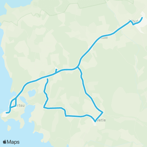 GoBus AS Hanilaristi - Pivarootsi - Vatla - Virtsu - Lihula map