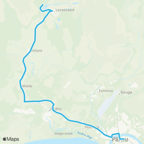 SEBE Aktsiaselts Pärnu - Lemmetsa - Lavassaare map