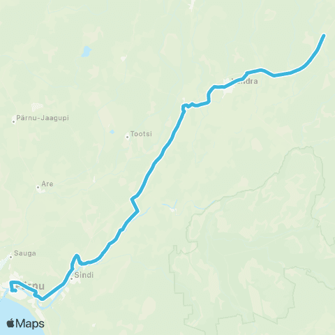 SEBE Aktsiaselts Rae - Vändra - Pärnu map