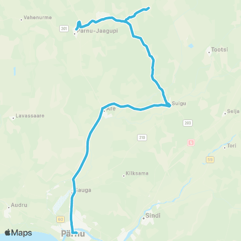 SEBE Aktsiaselts Pärnu-Jaagupi - Lehu map